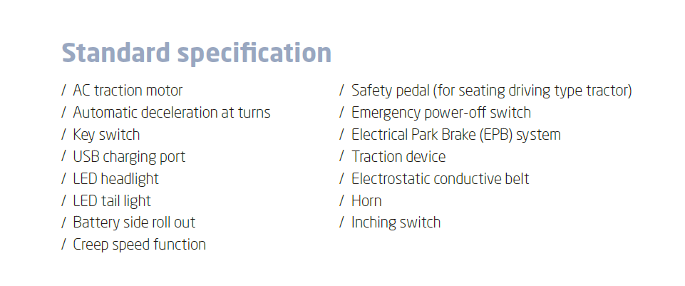 Hangcha A-Series Electric Tow-Tractor 2.0-6.0t(Li-Ion)