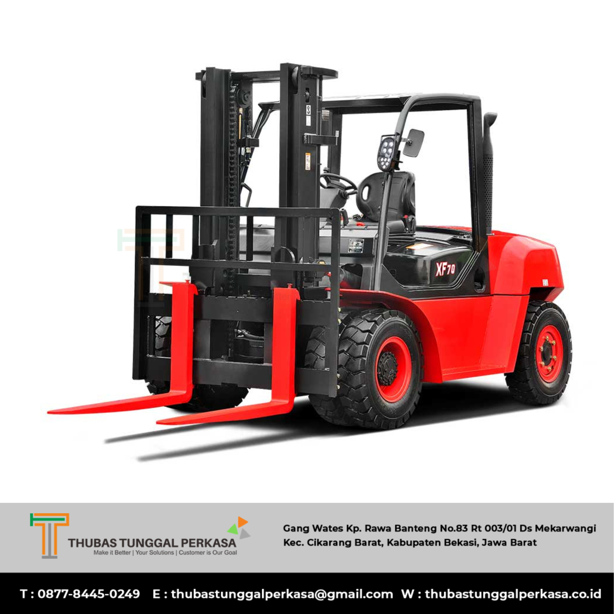 XF series 5.0-7.0t IC Counterbalanced XF series 5.0-7.0t IC Counterbalanced